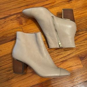 NWOT Calvin Klein Kristi Taupe Booties